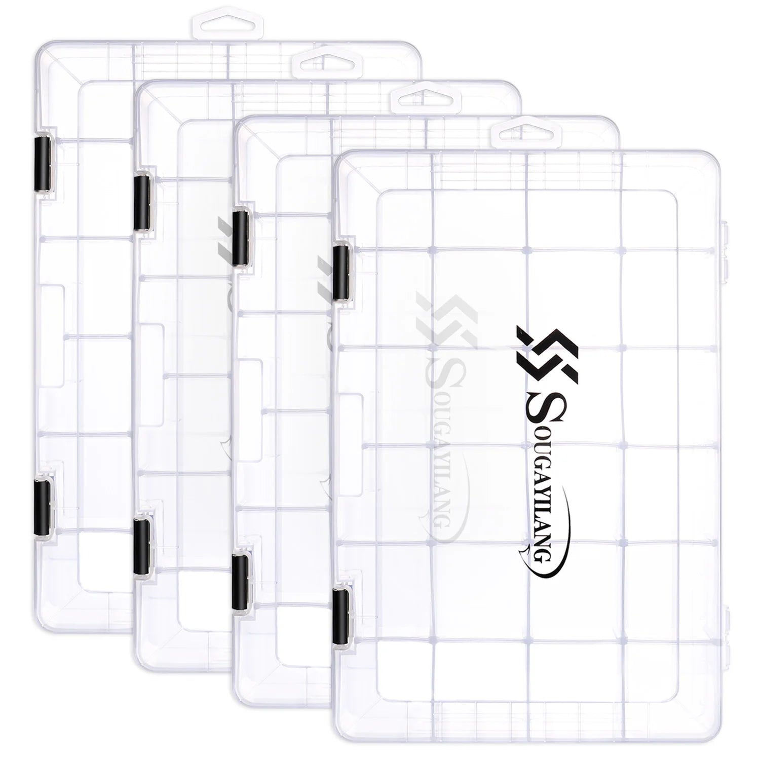 Fishing Tool Box 1/2/4Pcs 3600 3700 Plastic Bait Storage Box Portable Fishing Tackle Suitable for a Variety of Bait