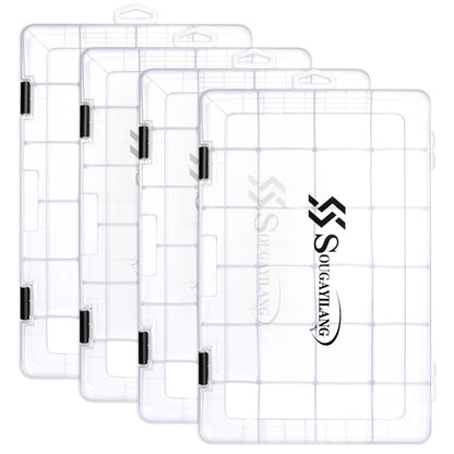 Fishing Tool Box 1/2/4Pcs 3600 3700 Plastic Bait Storage Box Portable Fishing Tackle Suitable for a Variety of Bait