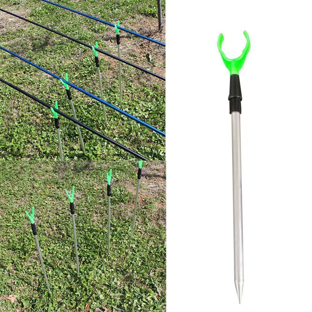 Adjustable Fishing Stand Telescopic Fishing Bankstick Extending Rod Rest Fishing Rod Bracket Fishing Rod for Winter Fishing