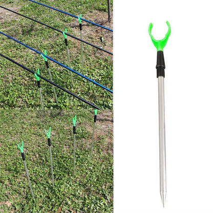 Adjustable Fishing Stand Telescopic Fishing Bankstick Extending Rod Rest Fishing Rod Bracket Fishing Rod for Winter Fishing