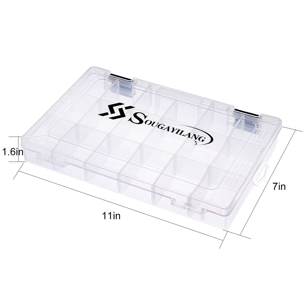 Fishing Tool Box 1/2/4Pcs 3600 3700 Plastic Bait Storage Box Portable Fishing Tackle Suitable for a Variety of Bait