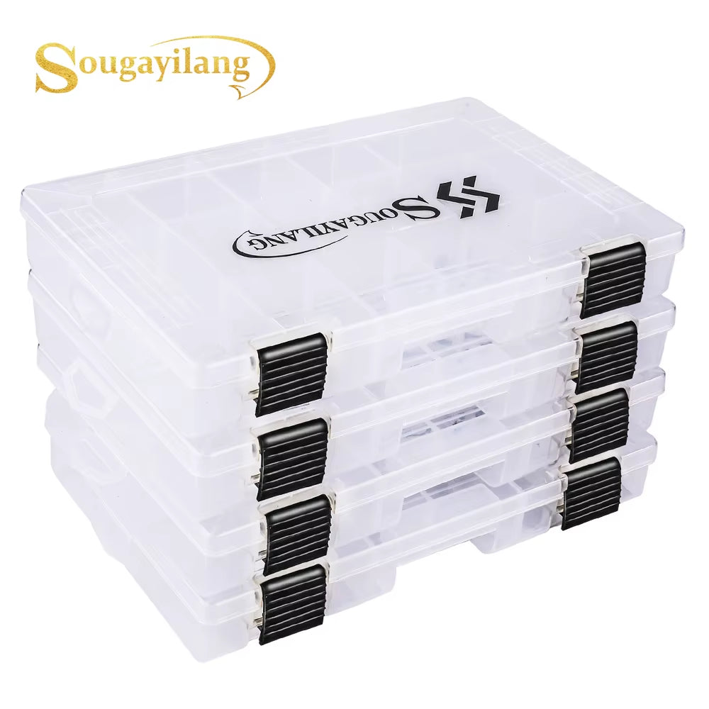 Fishing Tool Box 1/2/4Pcs 3600 3700 Plastic Bait Storage Box Portable Fishing Tackle Suitable for a Variety of Bait
