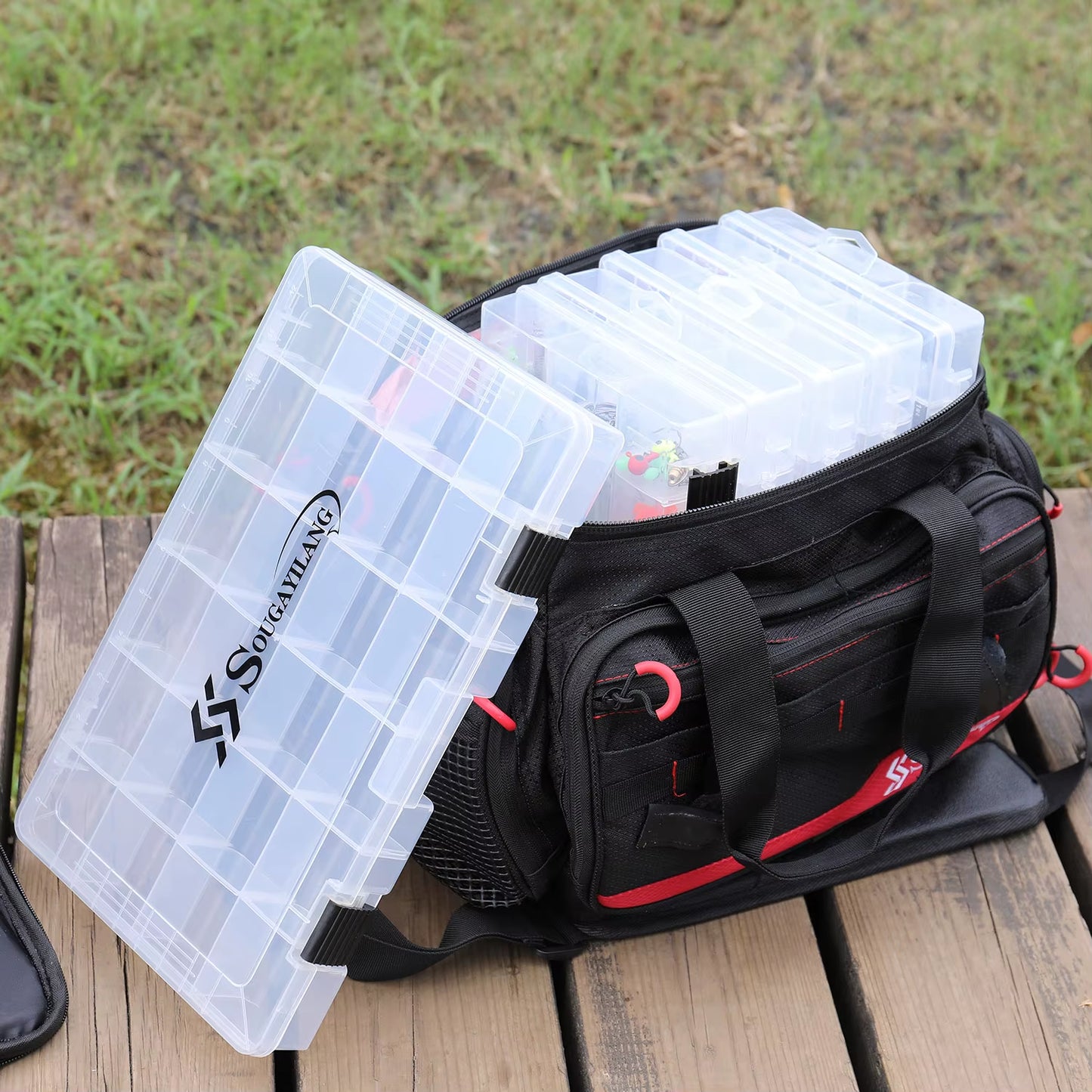 Fishing Tool Box 1/2/4Pcs 3600 3700 Plastic Bait Storage Box Portable Fishing Tackle Suitable for a Variety of Bait