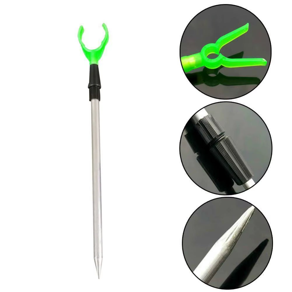 Adjustable Fishing Stand Telescopic Fishing Bankstick Extending Rod Rest Fishing Rod Bracket Fishing Rod for Winter Fishing