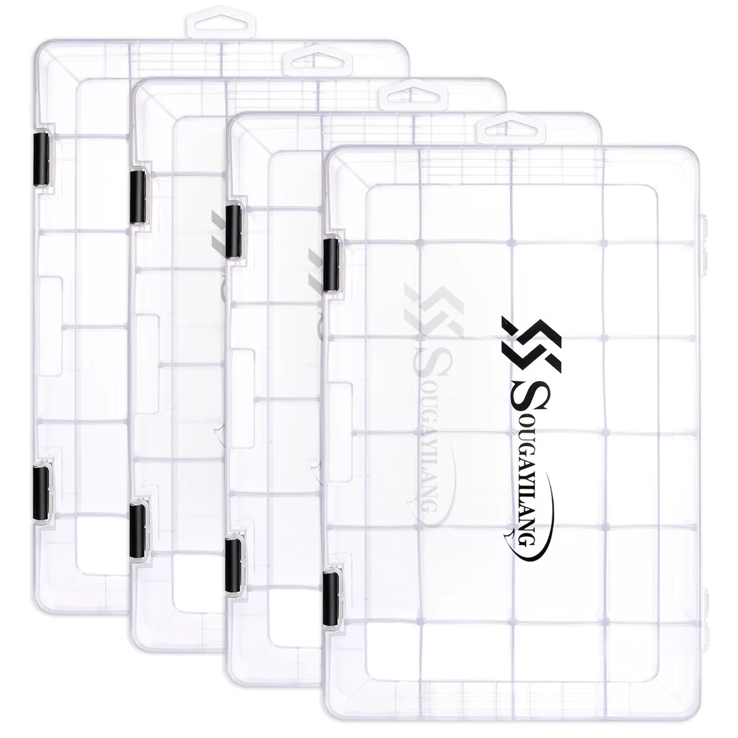 Fishing Tool Box 1/2/4Pcs 3600 3700 Plastic Bait Storage Box Portable Fishing Tackle Suitable for a Variety of Bait