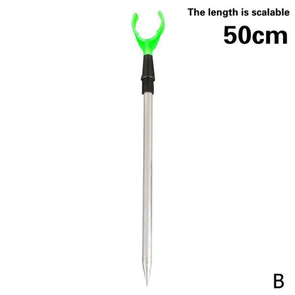 Adjustable Fishing Stand Telescopic Fishing Bankstick Extending Rod Rest Fishing Rod Bracket Fishing Rod for Winter Fishing