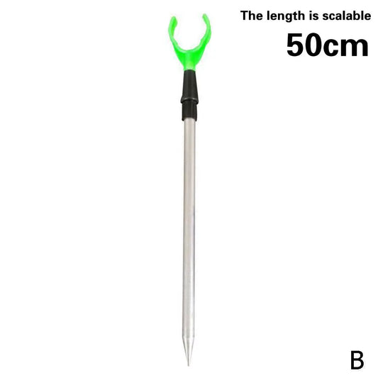 Adjustable Fishing Stand Telescopic Fishing Bankstick Extending Rod Rest Fishing Rod Bracket Fishing Rod for Winter Fishing