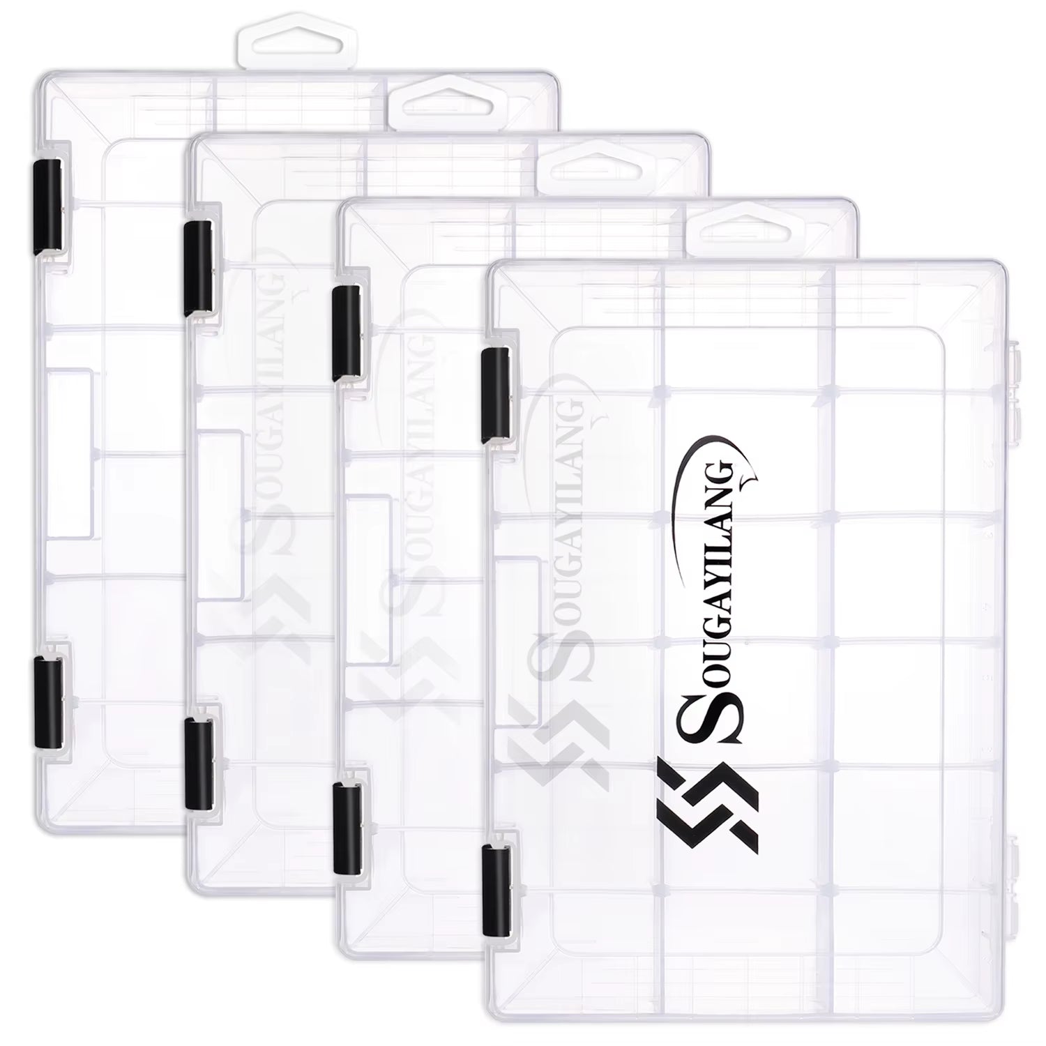 Fishing Tool Box 1/2/4Pcs 3600 3700 Plastic Bait Storage Box Portable Fishing Tackle Suitable for a Variety of Bait