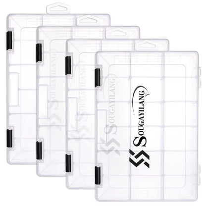 Fishing Tool Box 1/2/4Pcs 3600 3700 Plastic Bait Storage Box Portable Fishing Tackle Suitable for a Variety of Bait