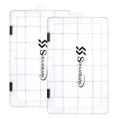 Fishing Tool Box 1/2/4Pcs 3600 3700 Plastic Bait Storage Box Portable Fishing Tackle Suitable for a Variety of Bait